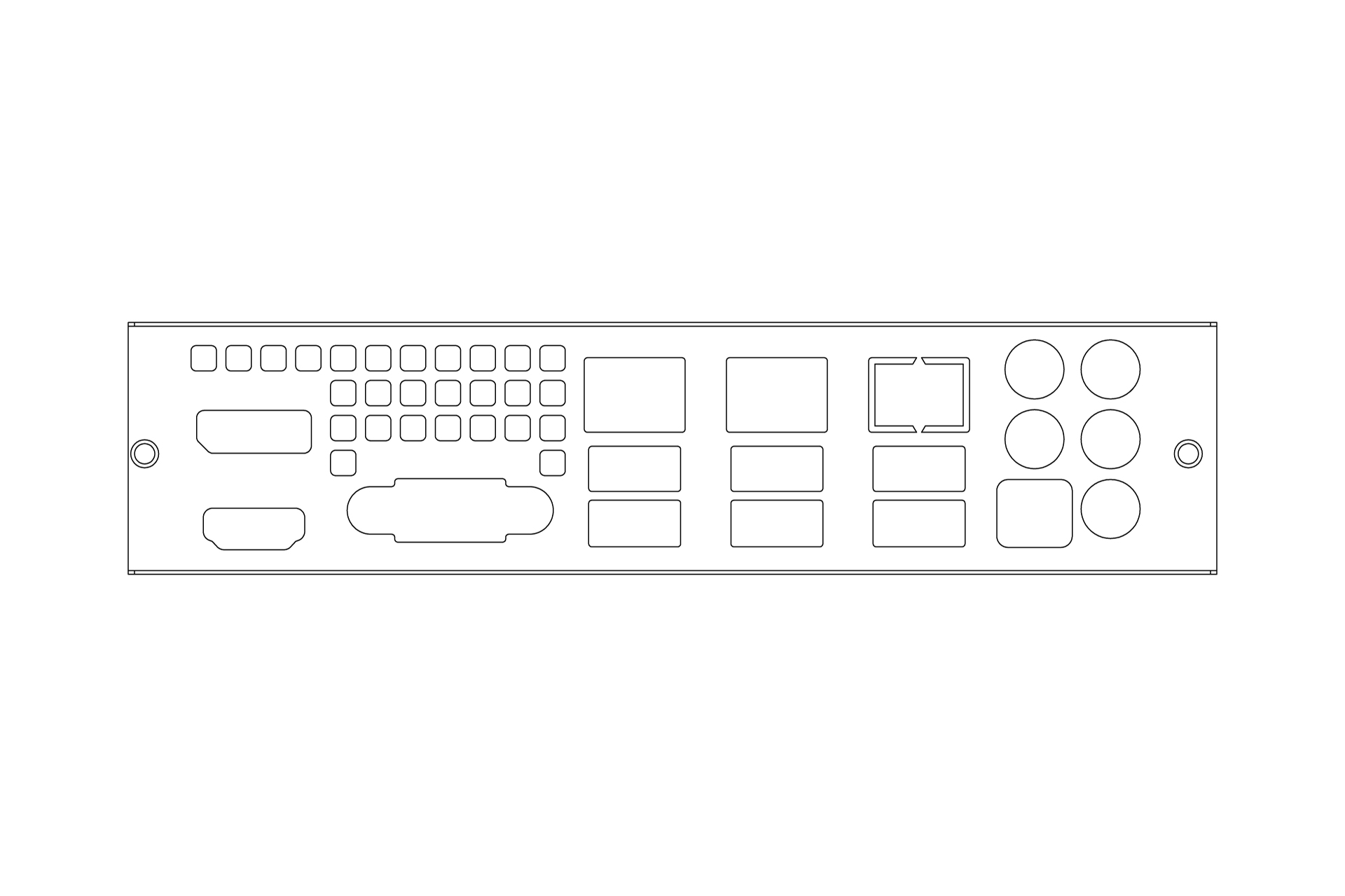 Back I/O Shield Plate - server system assembly